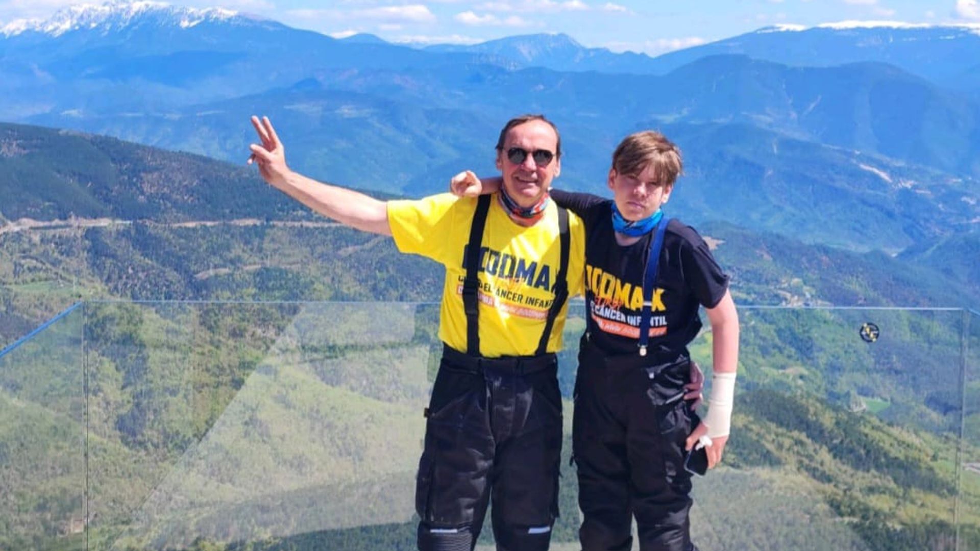 Ignacio Vilarroig y su hijo Max