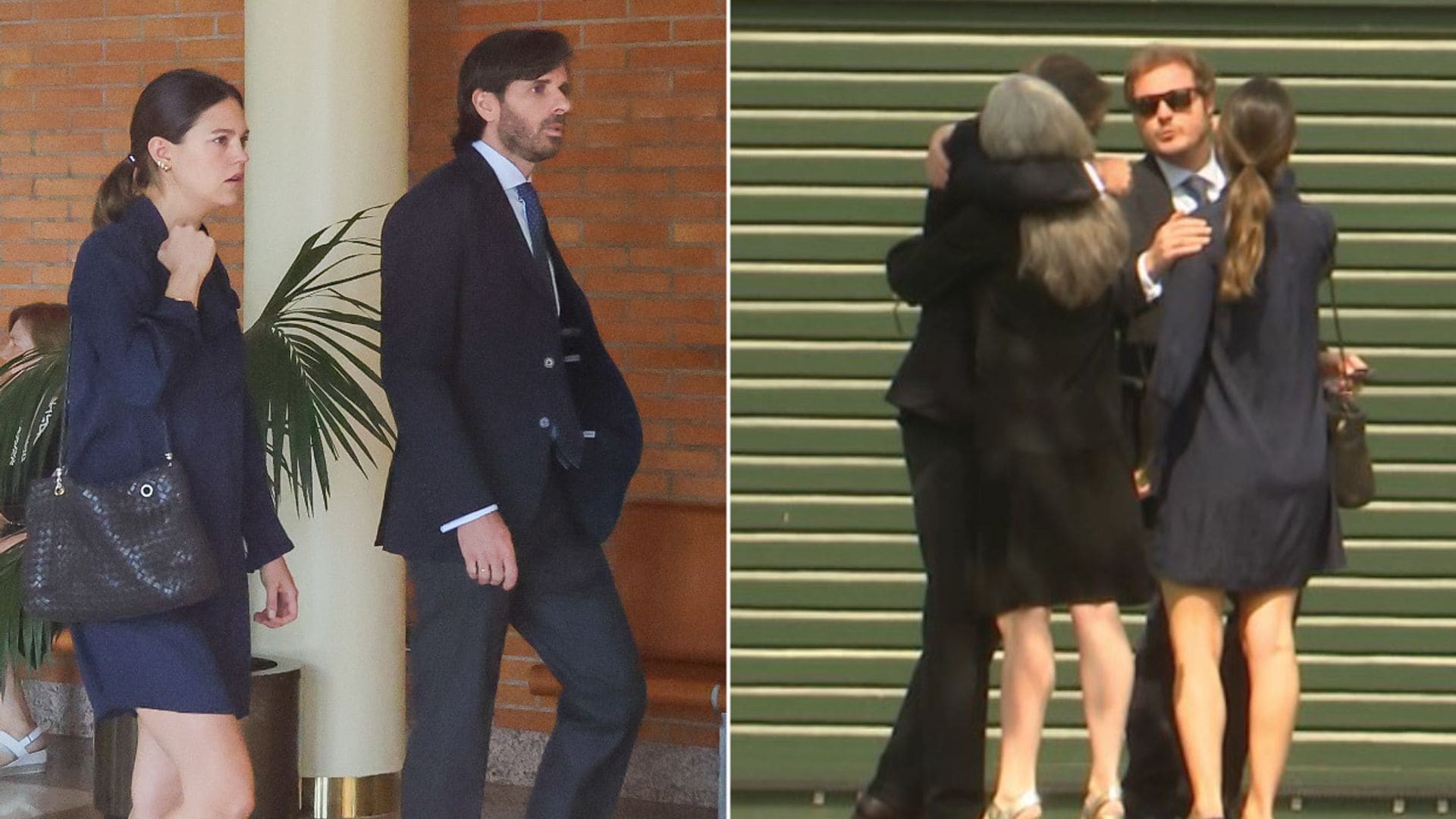 El abrazo más significativo de Isabel Chávarri a su sobrino Álvaro Falcó tras darle el último adiós a su hermana