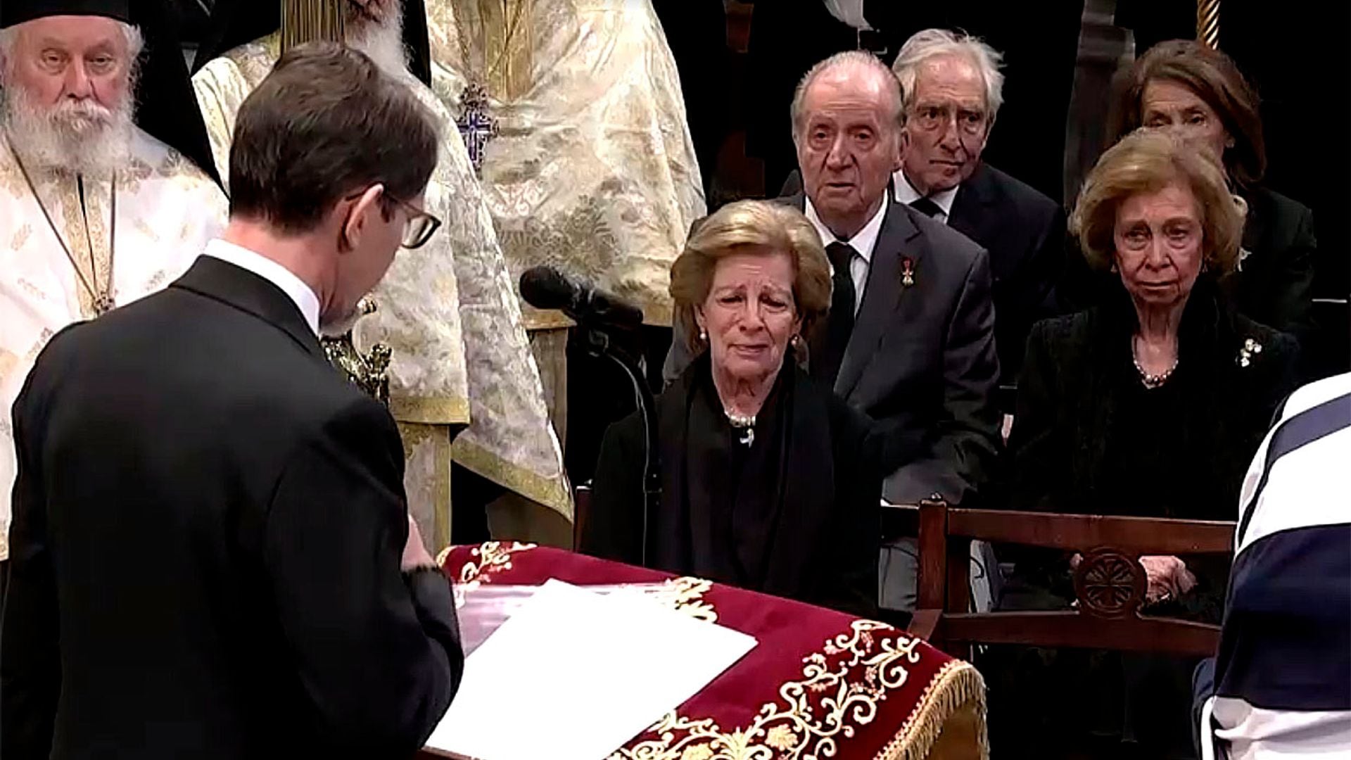 Las lágrimas de doña Sofía al recordar a su hermano a través de las palabras de Pablo de Grecia