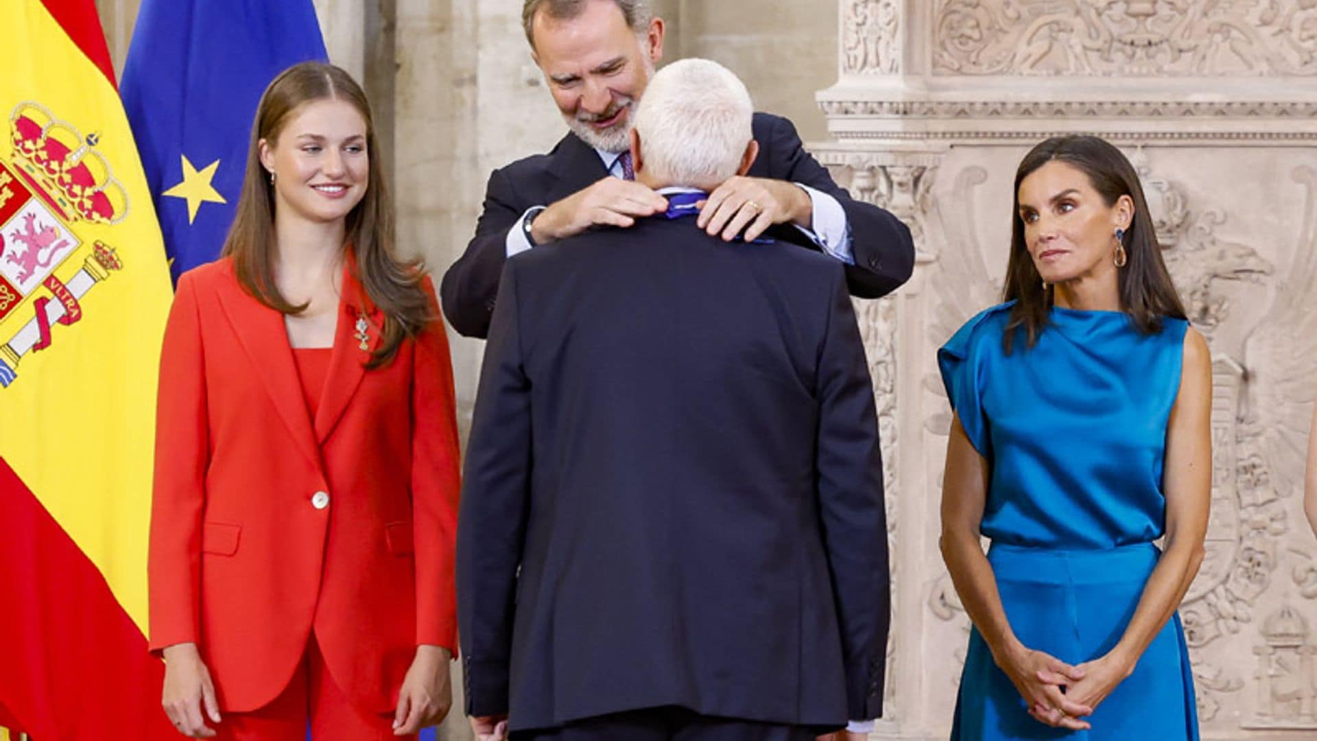Rey Felipe, reina Letizia, princesa Leonor 