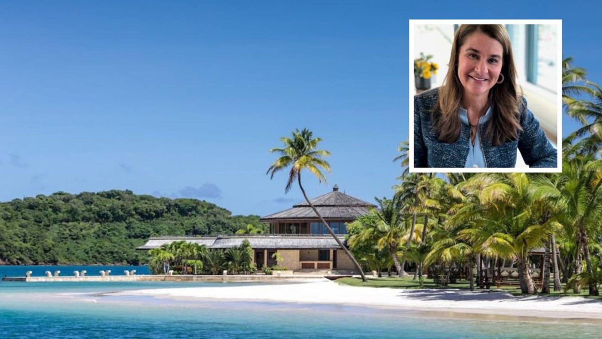 Así es la isla privada donde se refugia Melinda Gates en medio de su divorcio