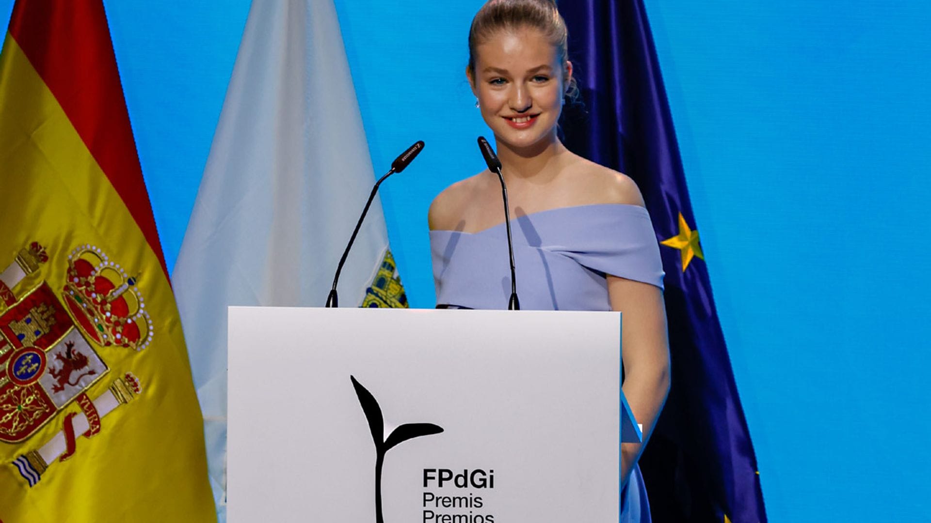 La princesa Leonor: 'Por primera vez los premios recaen en cinco mujeres. Mi hermana y yo hemos conocido vuestros proyectos y estamos admiradas y agradecidas'