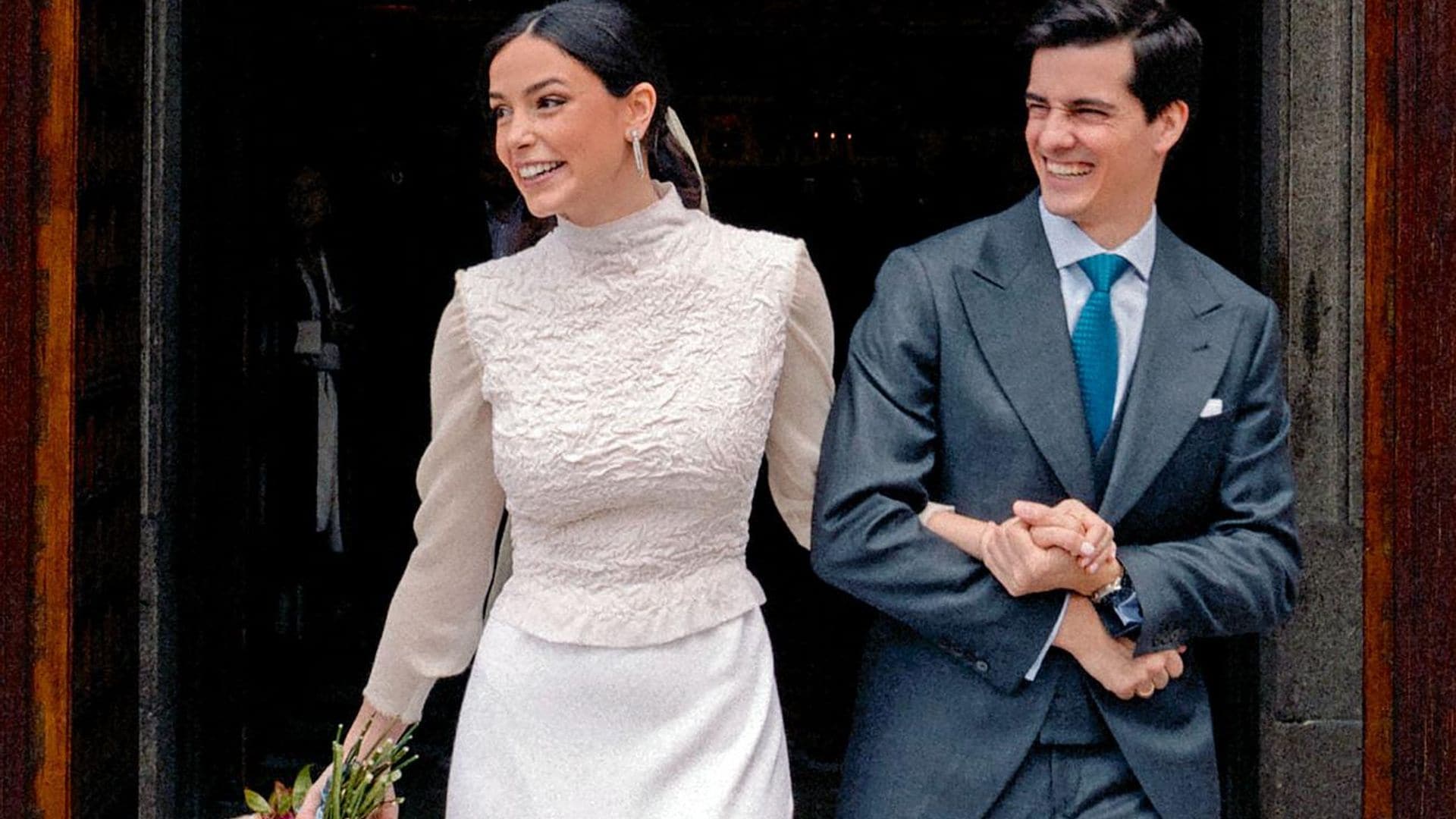 El elegante ‘sí, quiero’ de Blanca Zurita, sobrina de los duques de Soria, y Carlos Fernández-Rubíes