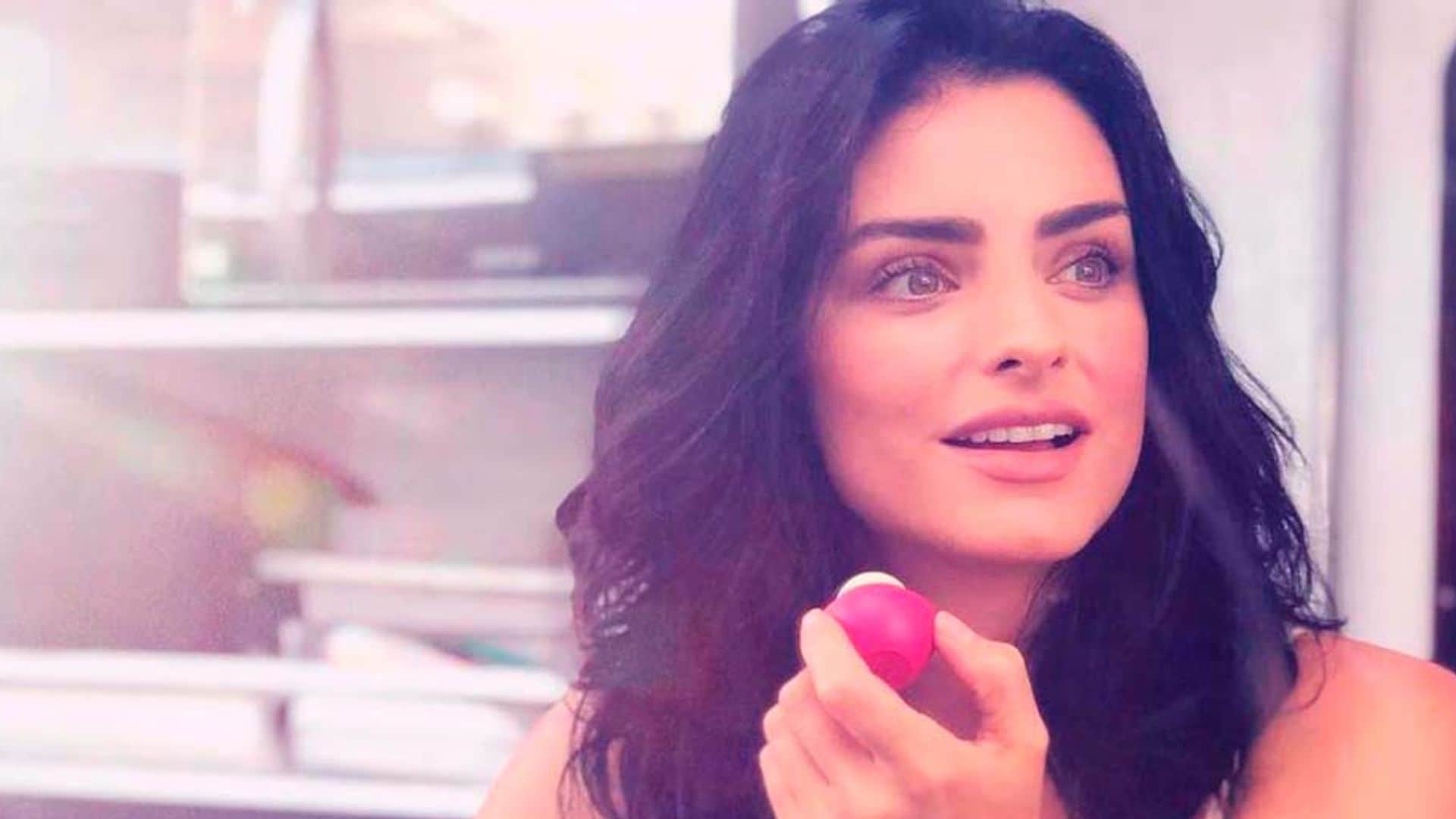 El ingrediente natural que usa Aislinn Derbez para hidratar sus labios