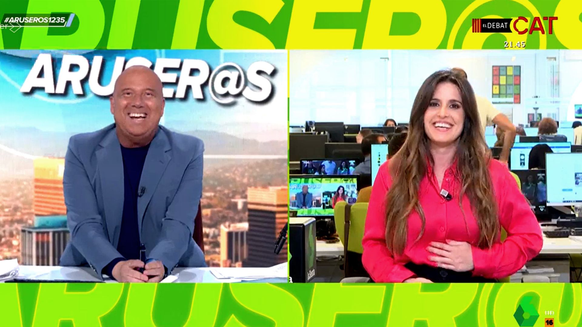 La periodista Elisabeth López anuncia en el programa de Arús que está embarazada y revela el sexo del bebé que espera