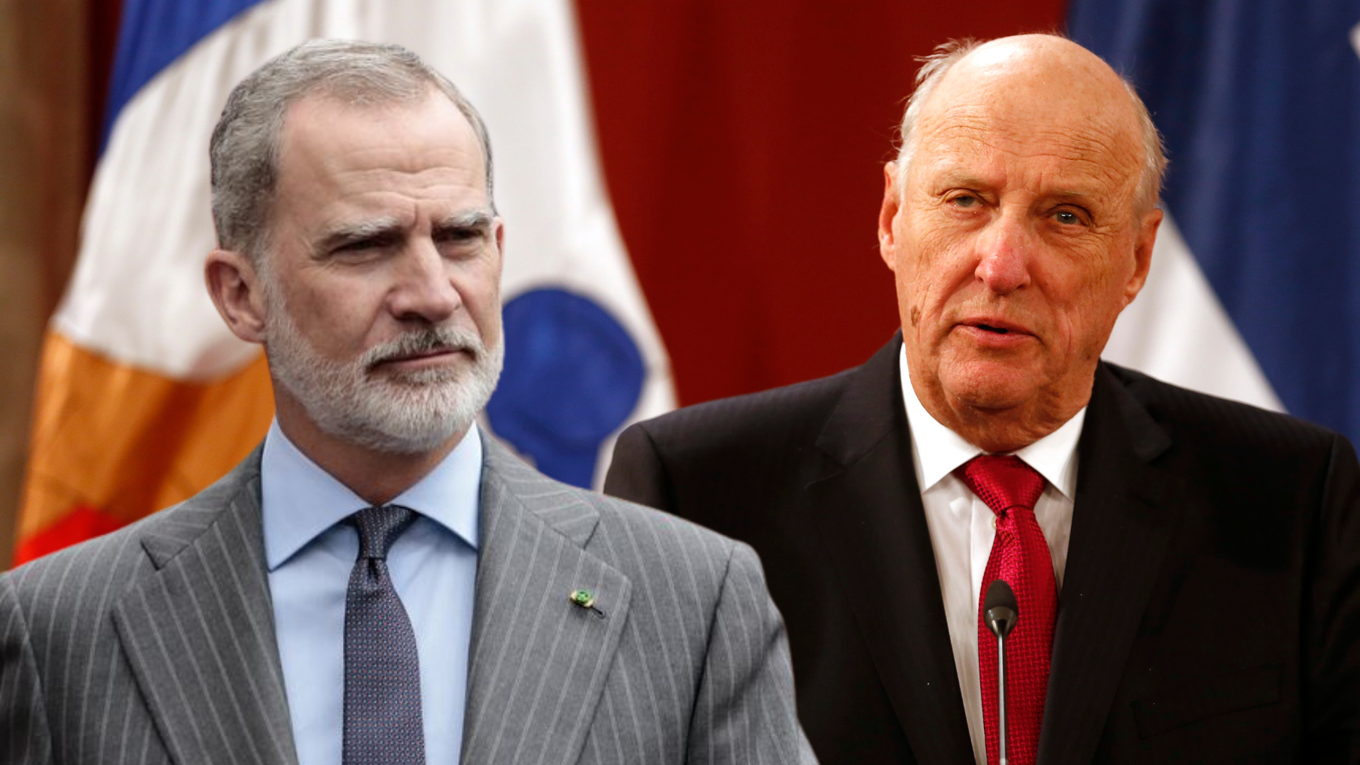 El rey de España y el rey de Noruega