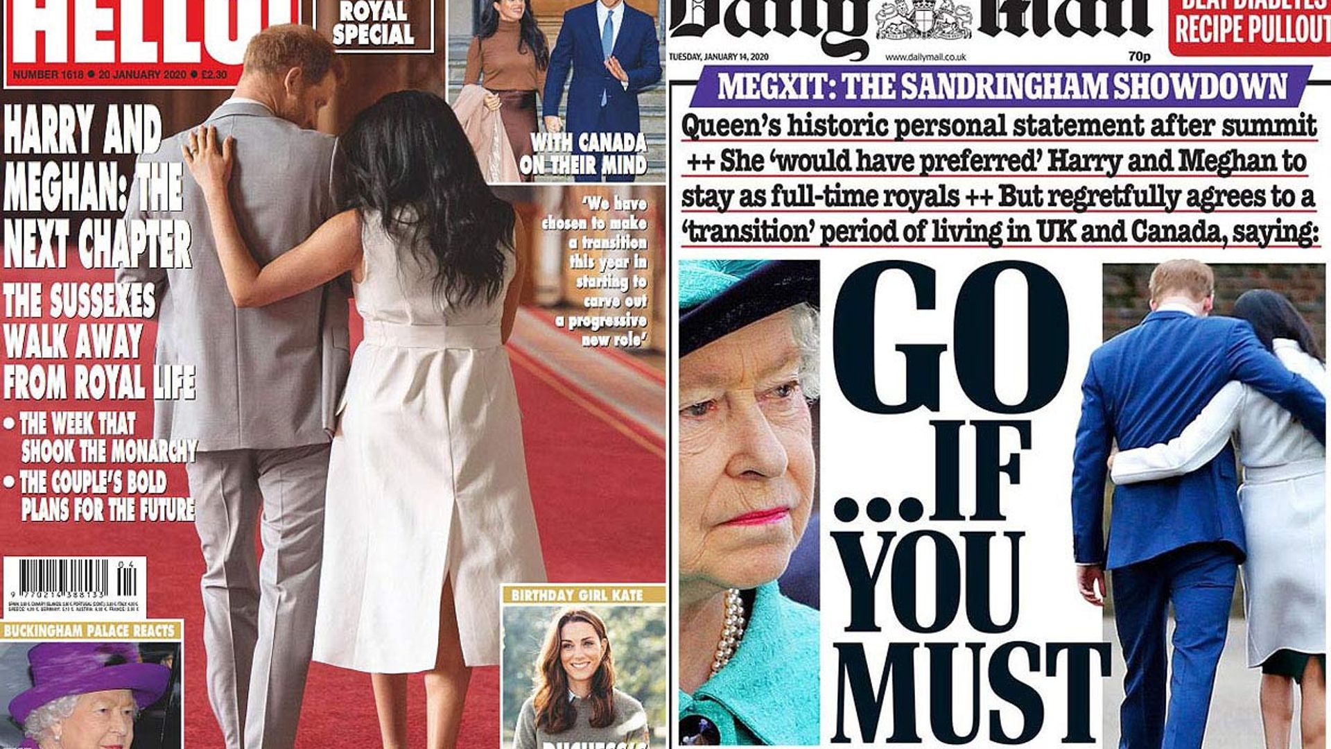Así ha visto el 'Megxit' la prensa británica
