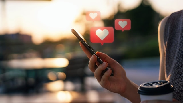 Intercambio de mensajes de amor 