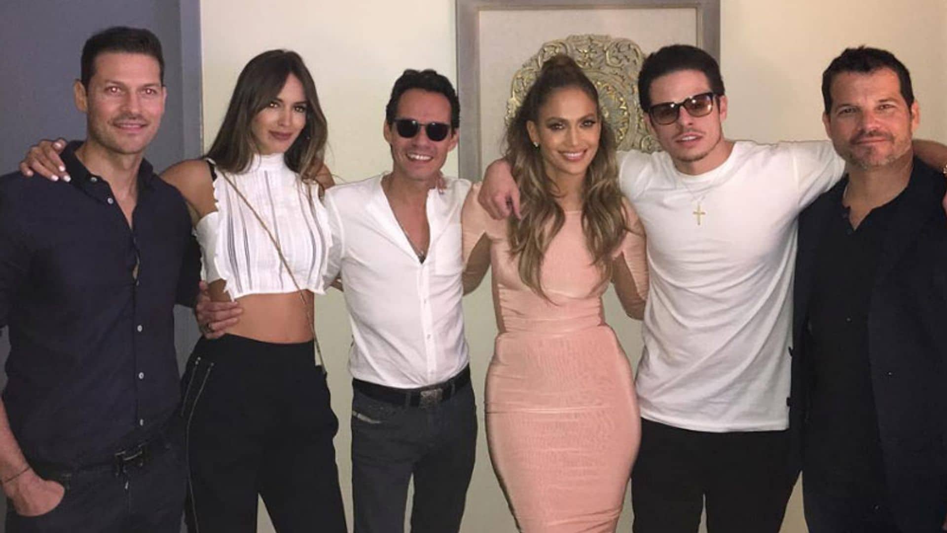 Jennifer López y Marc Anthony, el 'buen rollo' de dos ex... y sus respectivas parejas