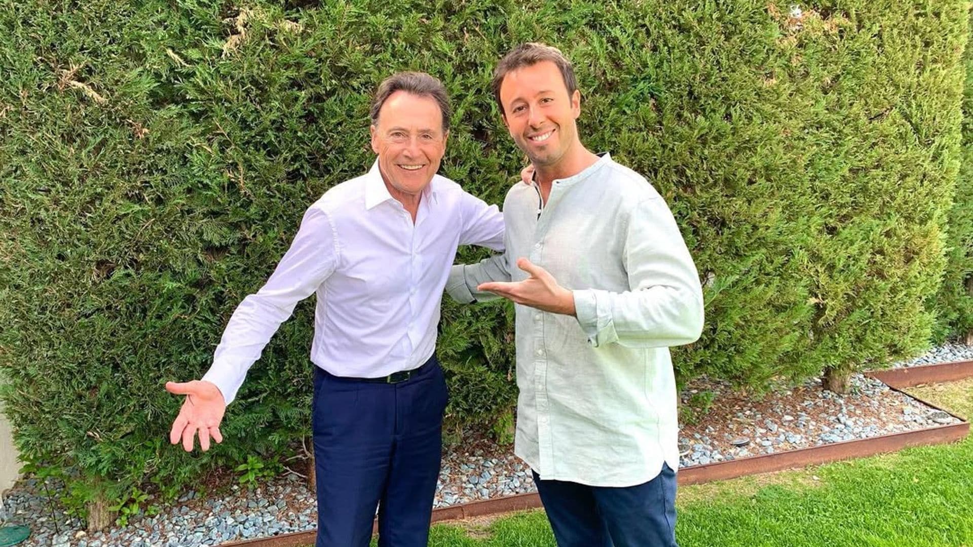 La foto más entrañable de Matías Prats Jr, junto a su padre y su hijo: la saga continúa