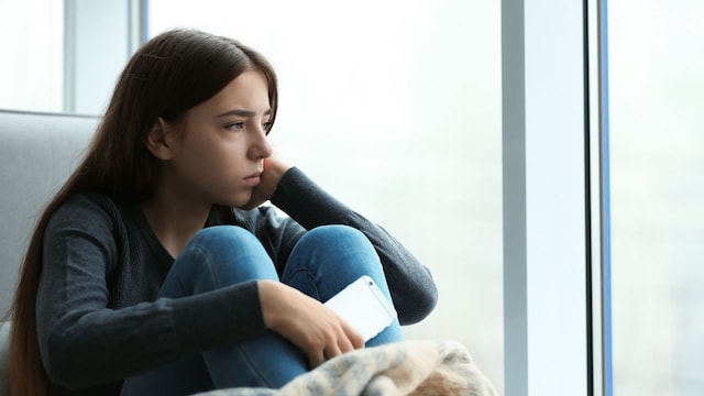 Adolescente triste