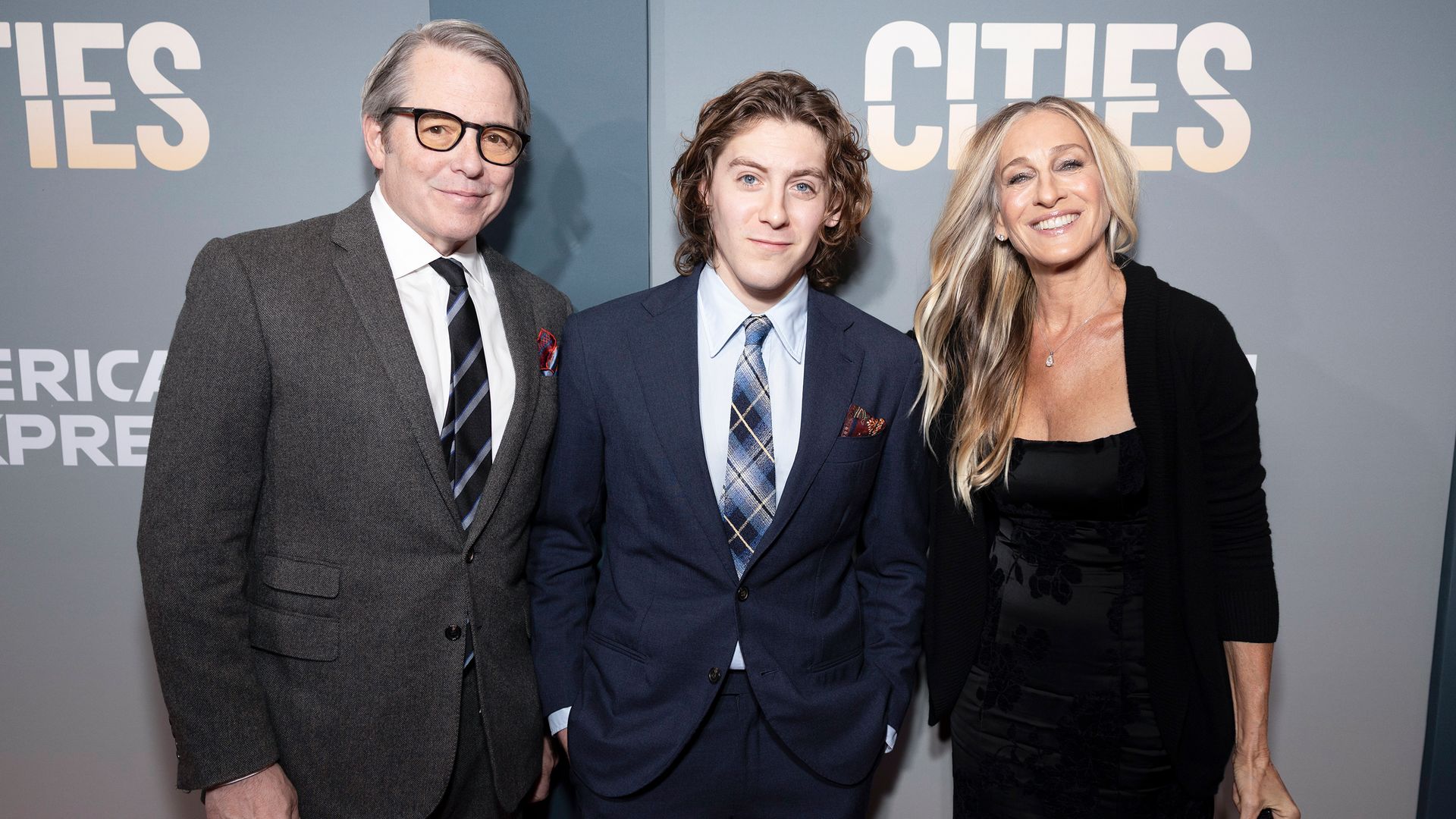 Matthew Broderick, James Wilkie Broderick y Sarah Jessica Parker