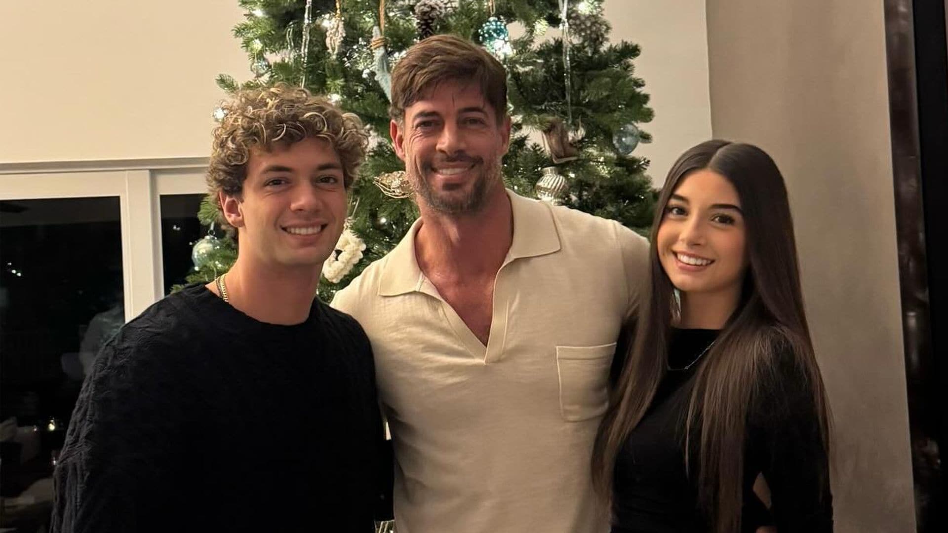 William Levy y sus hijos Christopher y Kailey