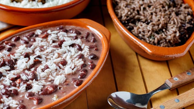 arroz frijoles adobe