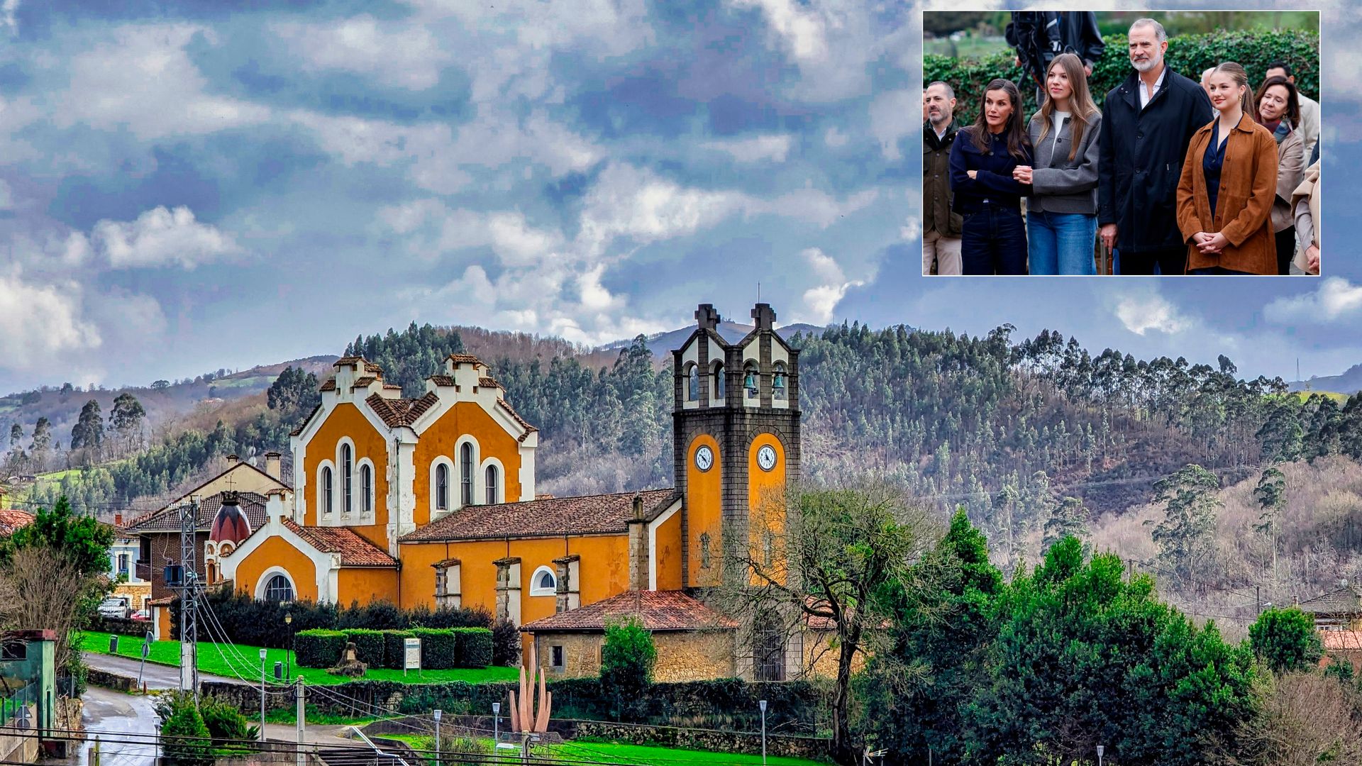 Así es Valdesoto, el Pueblo Ejemplar de Asturias que hoy visitan la princesa Leonor y la infanta Sofía junto a los Reyes