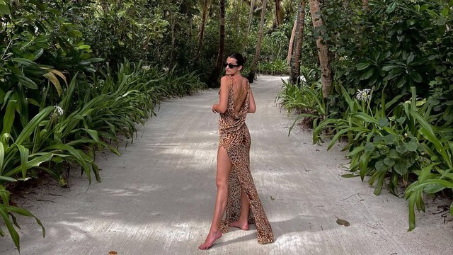 Marta Lozano en Maldivas