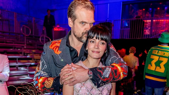 Lily Allen y David Harbour, en una imagen de archivo