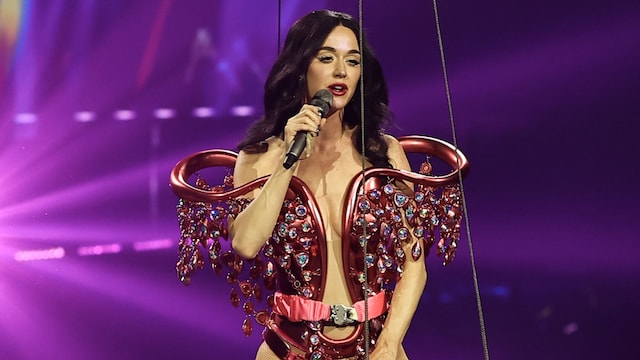  Katy Perry durante su concierto en la Ciudad de México el 23 de abril de 2025.