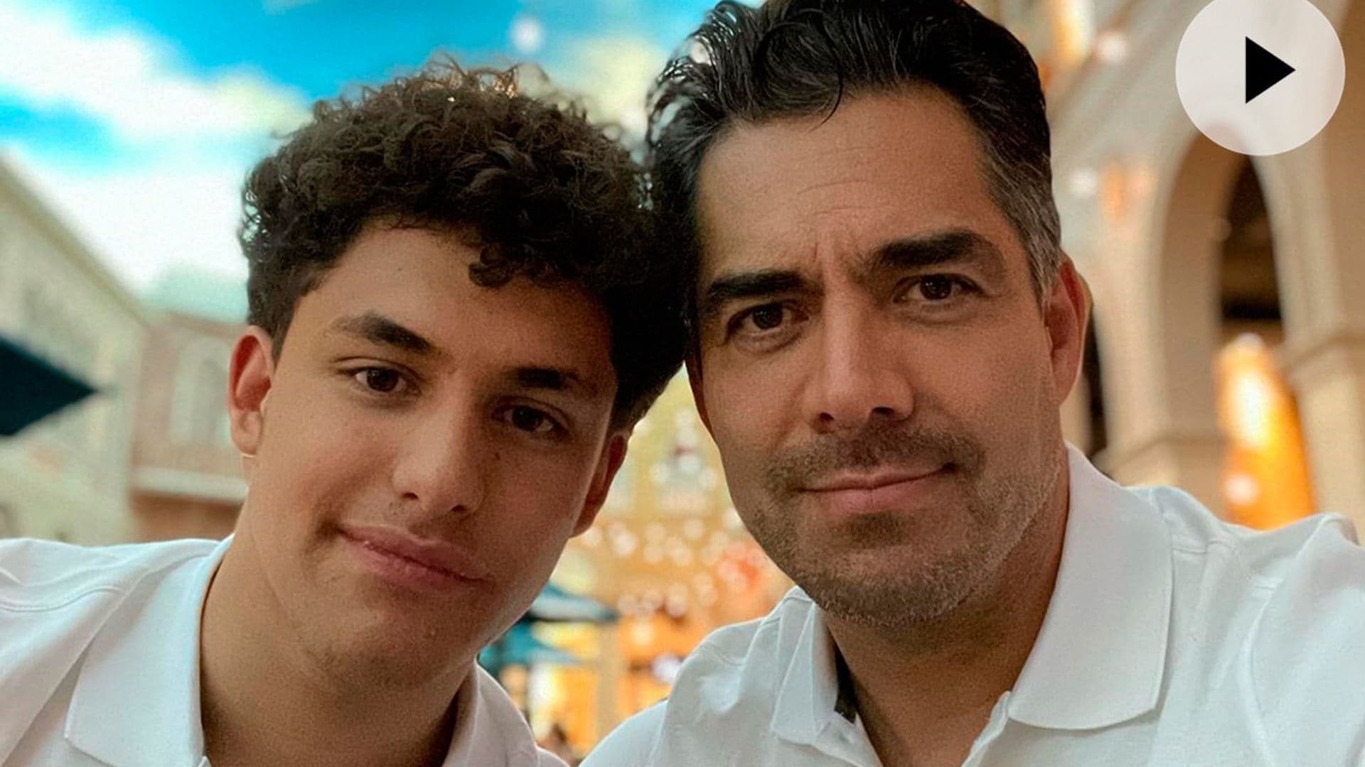 Omar Chaparro y su mano a mano de baile con su hijo Emiliano