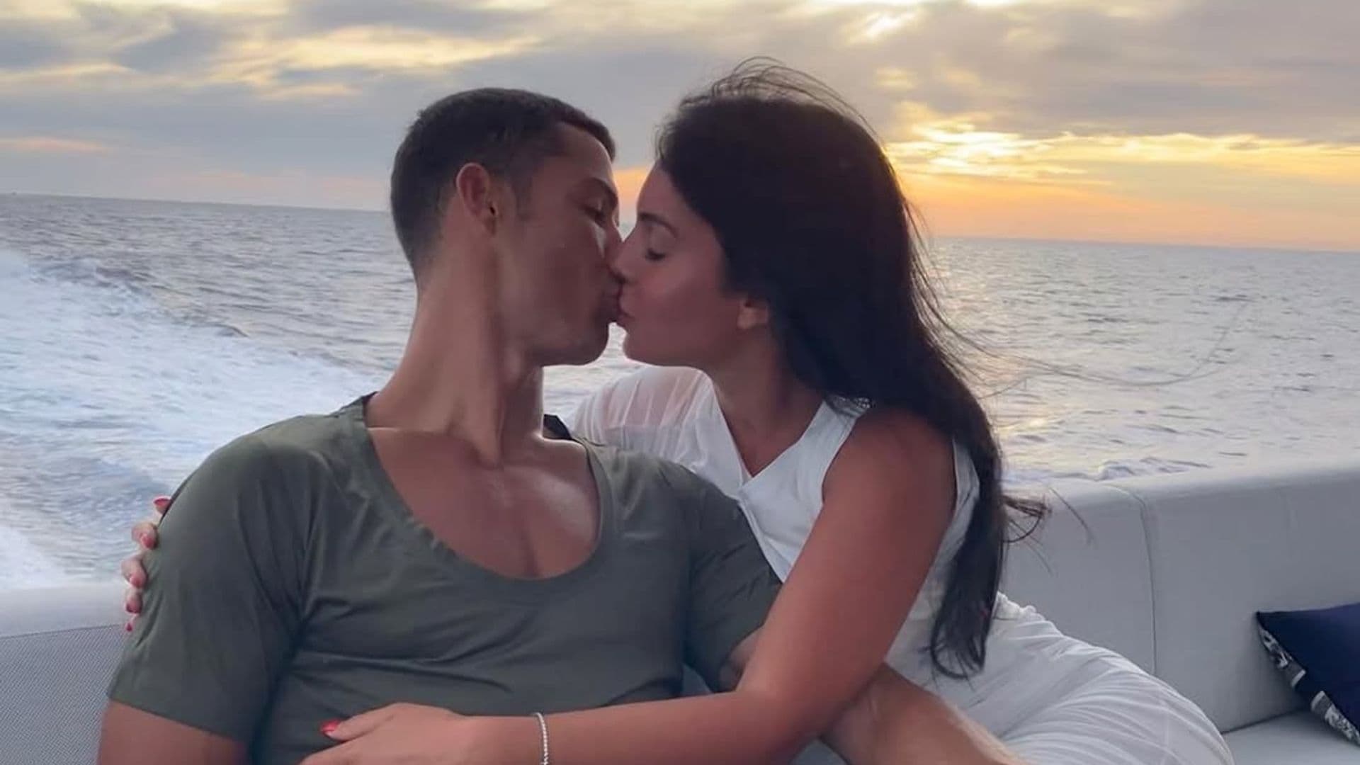 El momento romántico de Cristiano Ronaldo y Georgina Rodríguez a bordo de su yate en Mallorca
