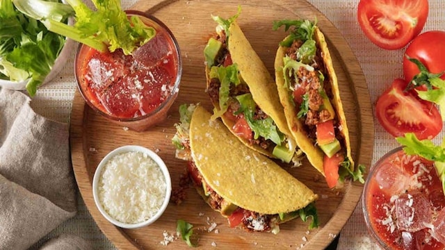 tacos rapidos chile queso aguacate