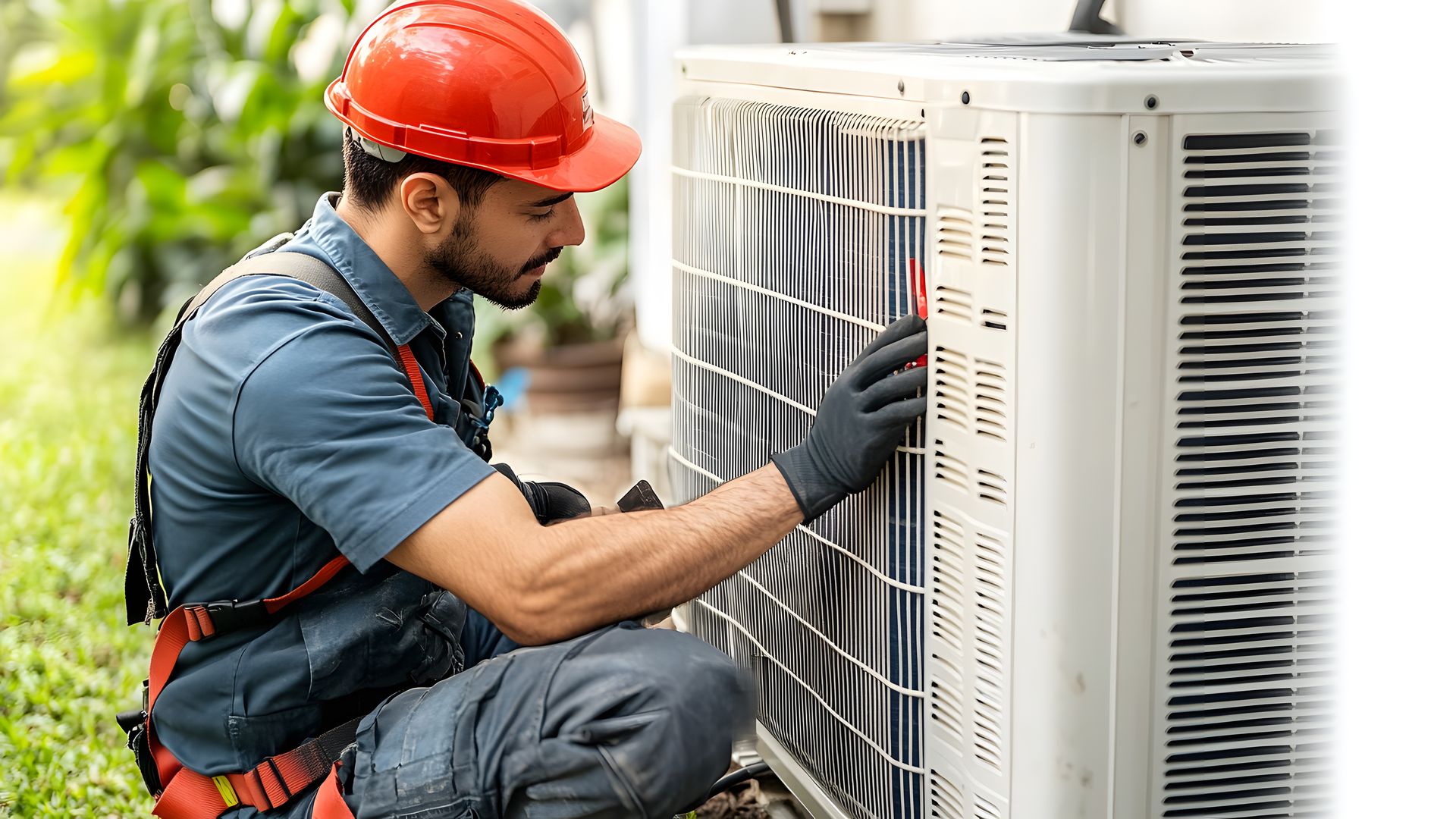 Instalando aire acondicionado