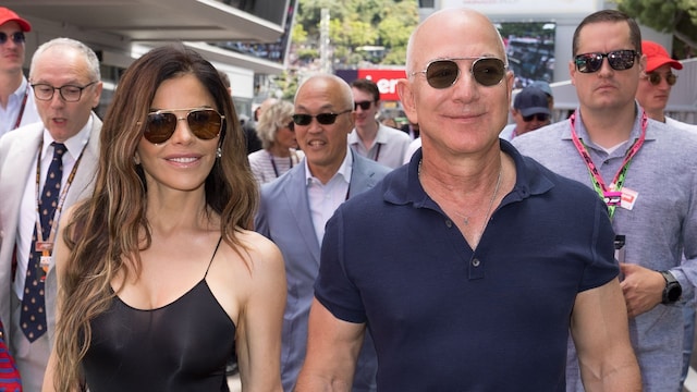 Lauren Sánchez y Jeff Bezos 