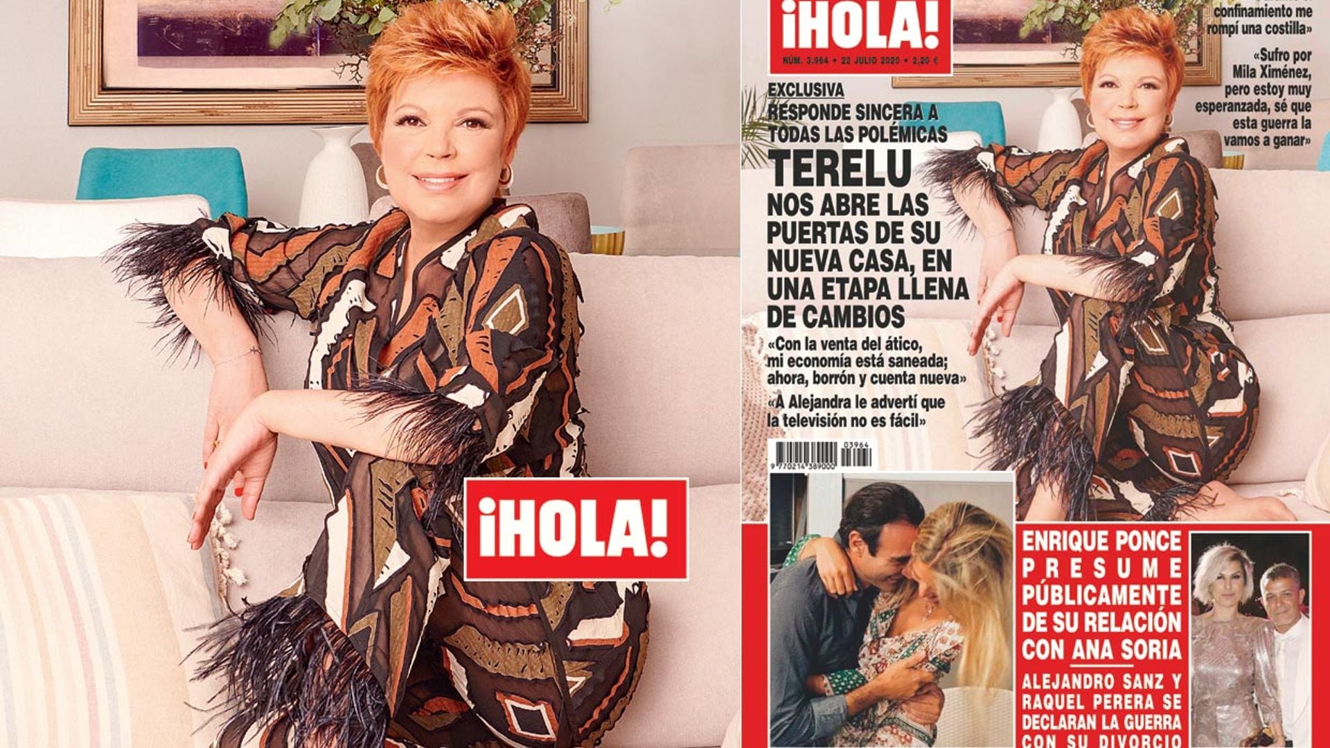 Exclusiva en ¡HOLA!, Terelu Campos nos abre las puertas de su nueva casa, en una etapa llena de cambios