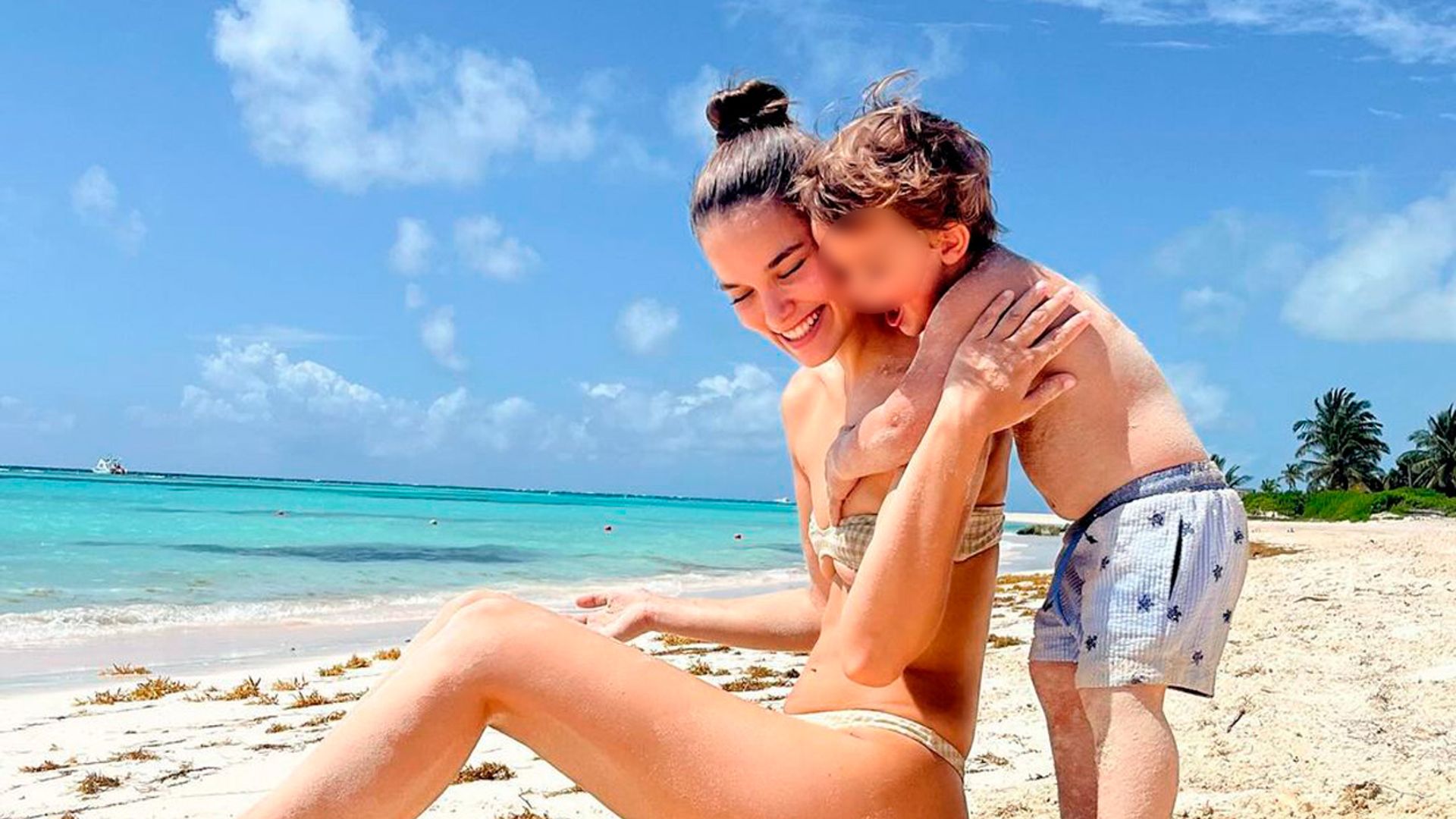 Gara Arias abre el álbum familiar para felicitar a su hijo Marco que ha cumplido dos años