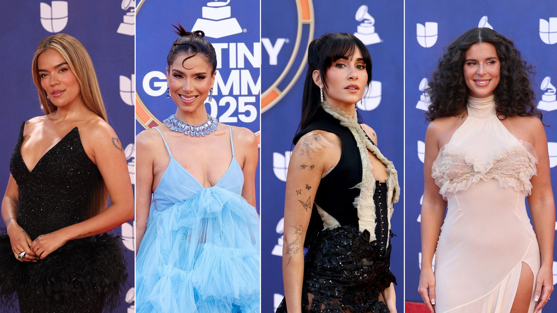 Latin Grammy 2025: los 'looks' más impactantes de la alfombra roja
