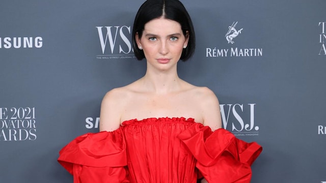meadow walker vestido rojo