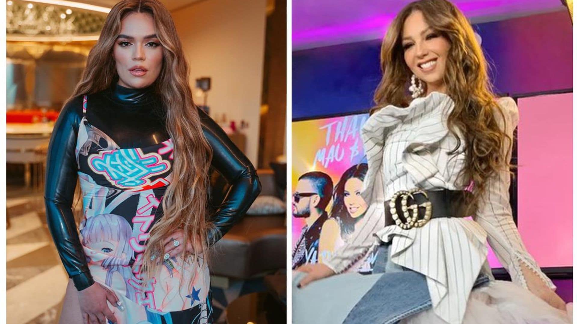 Karol G revela que gracias a Thalía decidió convertirse en cantante