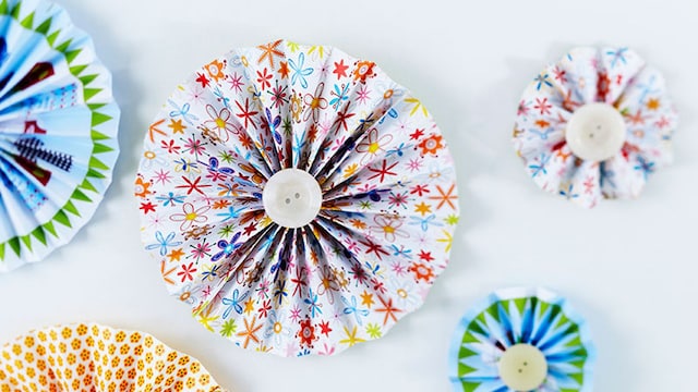 flores papel