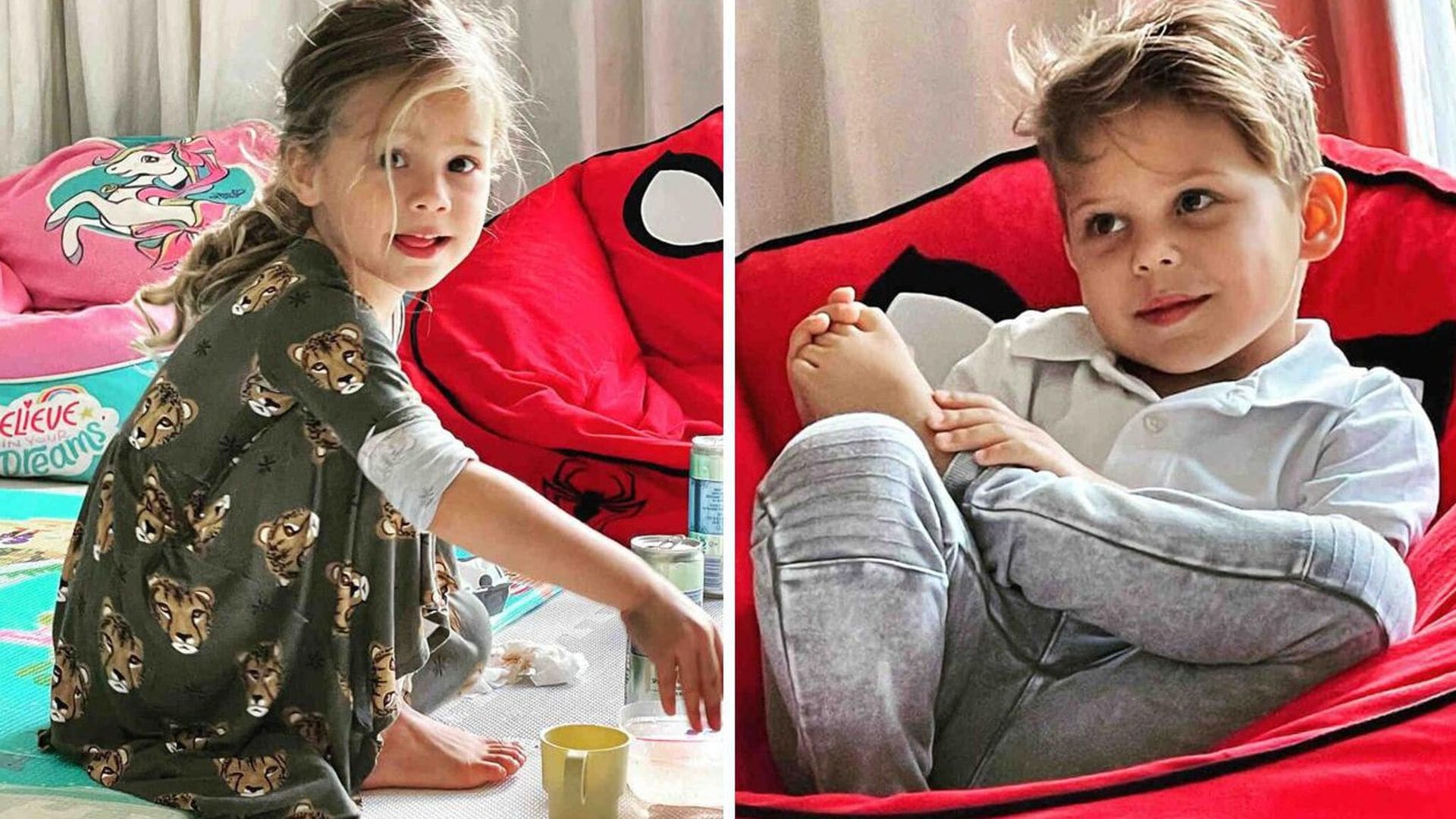Lucy y Nicolás ¡Cómo han crecido!