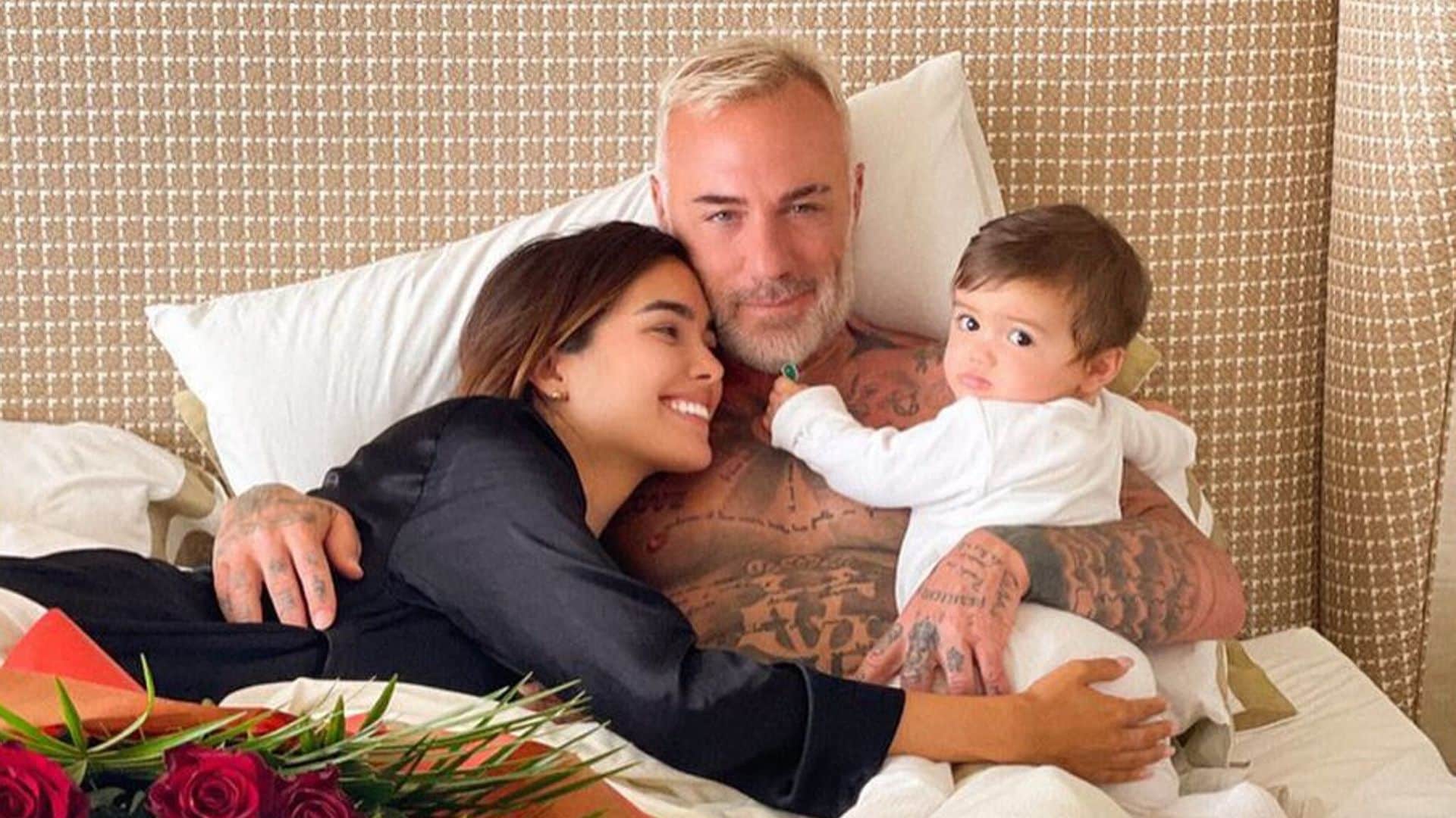 Gianluca Vacchi y Sharon Fonseca felicitan a su hija Blu en su primer cumpleaños