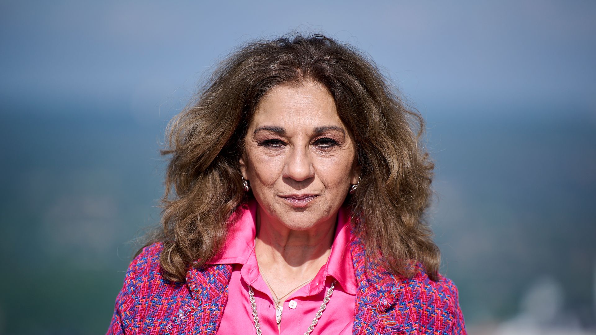 Lolita en el photocall de Las invisibles en Madrid