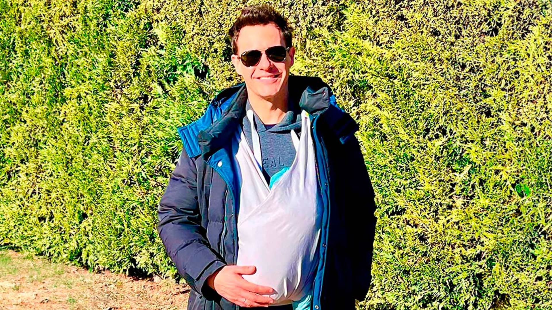 Christian Gálvez, un padrazo con su bebé de dos meses tras el regreso de Patricia Pardo a televisión