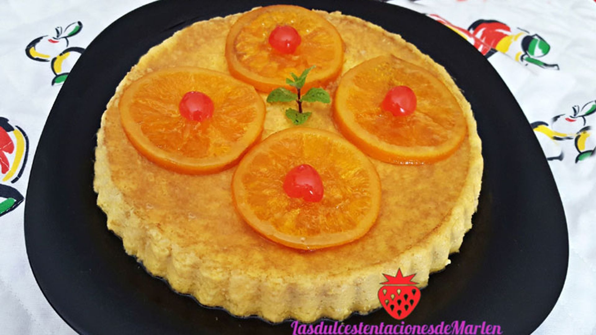 Pudding de naranja casero