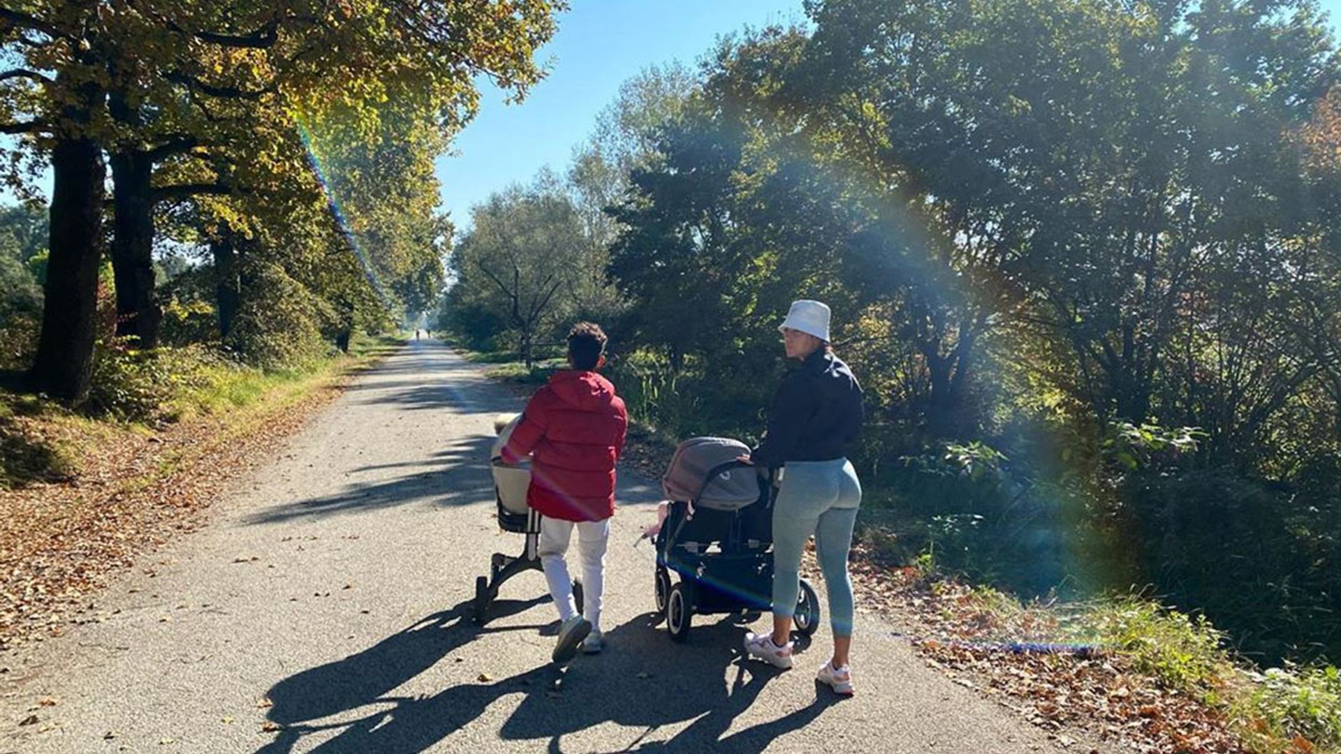 Mientras Cristiano se recupera, Georgina disfruta del campo con los pequeños de la casa