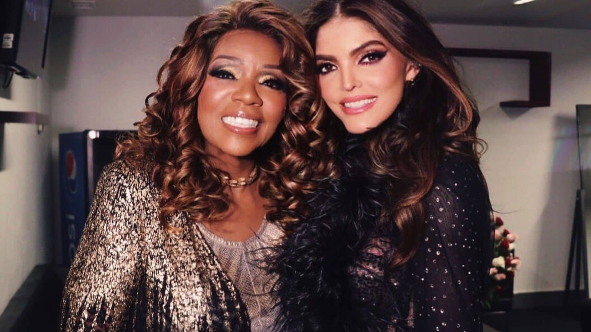 Ana Bárbara cumple un sueño al cantar con Gloria Gaynor