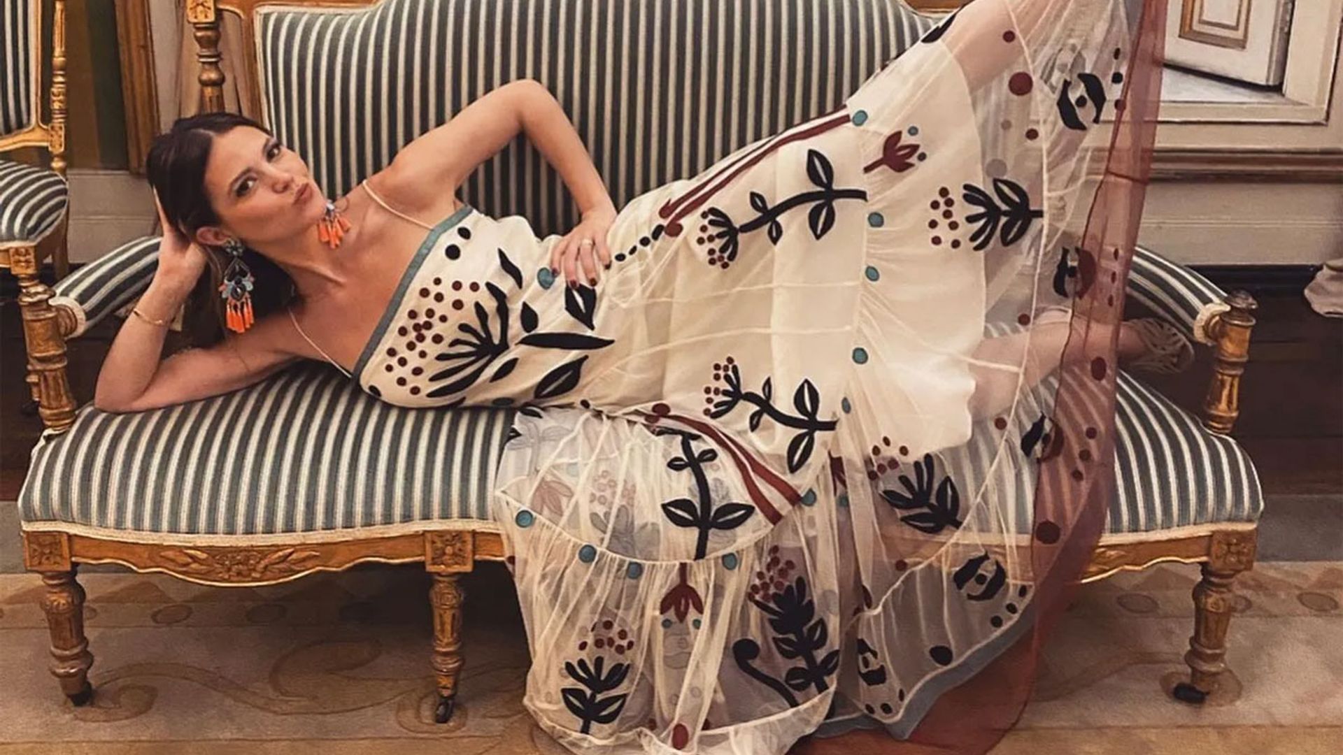 Isabelle Junot, la marquesa que adora los vestidos sostenibles de tul