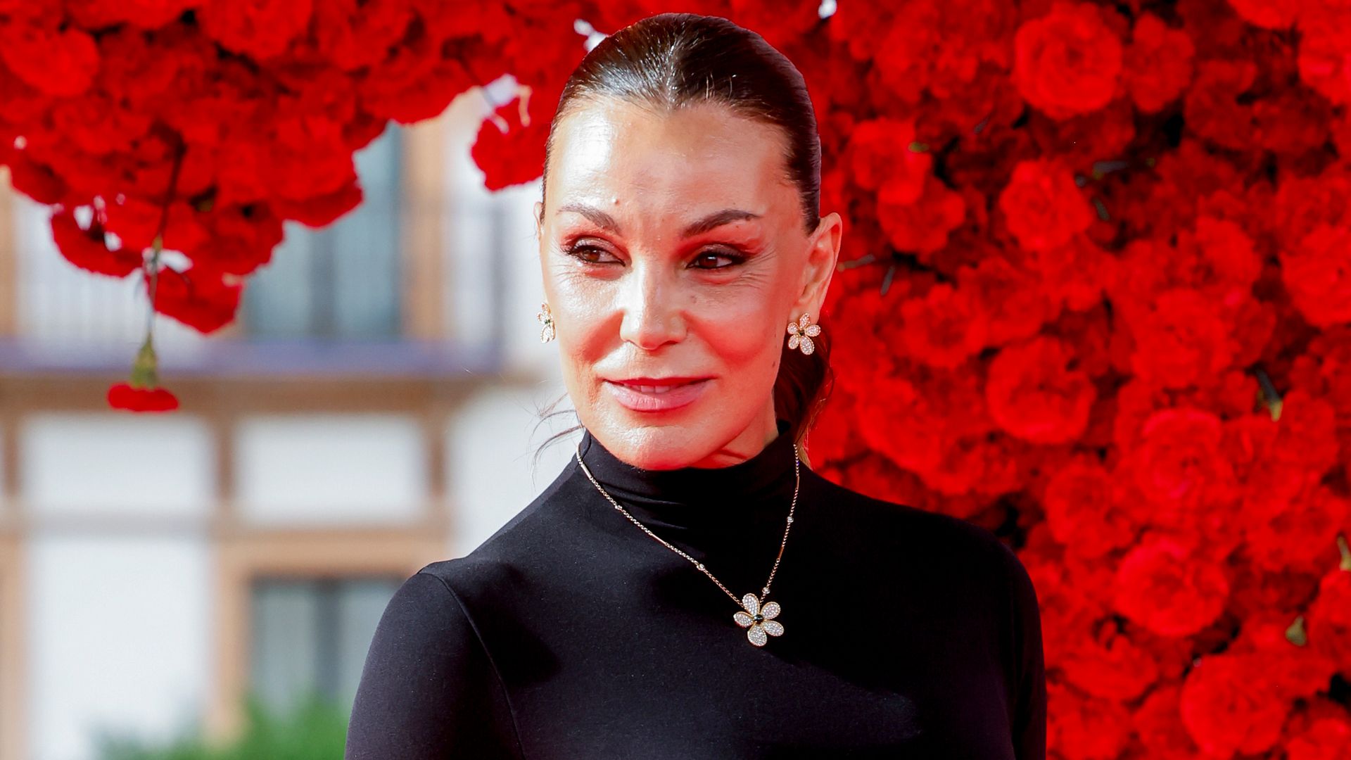 Mar Flores en la premiere de 'Berlin y la dama del Armiño' en Sevilla.