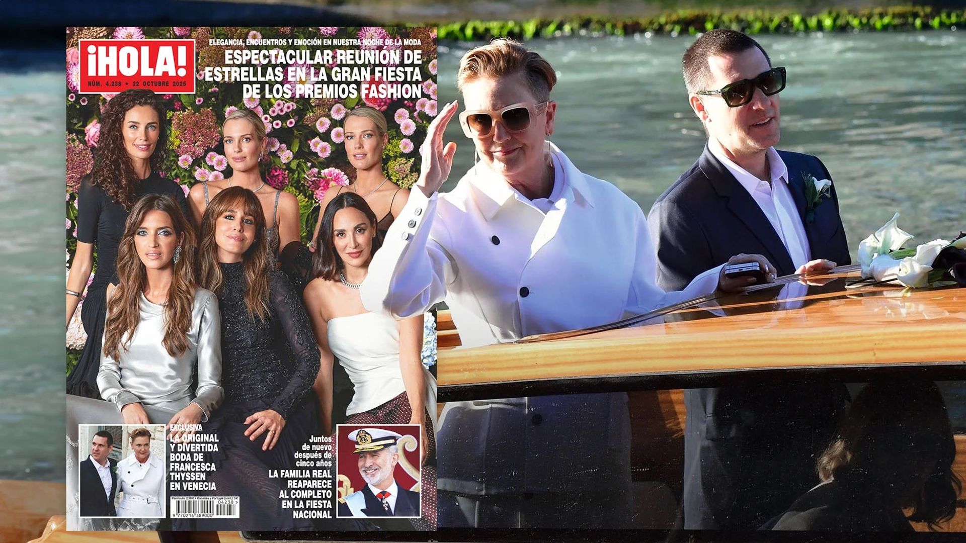 EXCLUSIVA. Todas las fotos de la original boda de Francesca Thyssen en Venecia: los detalles y la sorprendente puesta en escena
