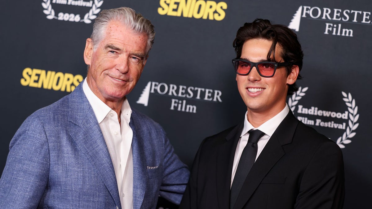Pierce Brosnan warns son Paris about Hollywood as he makes acting debut