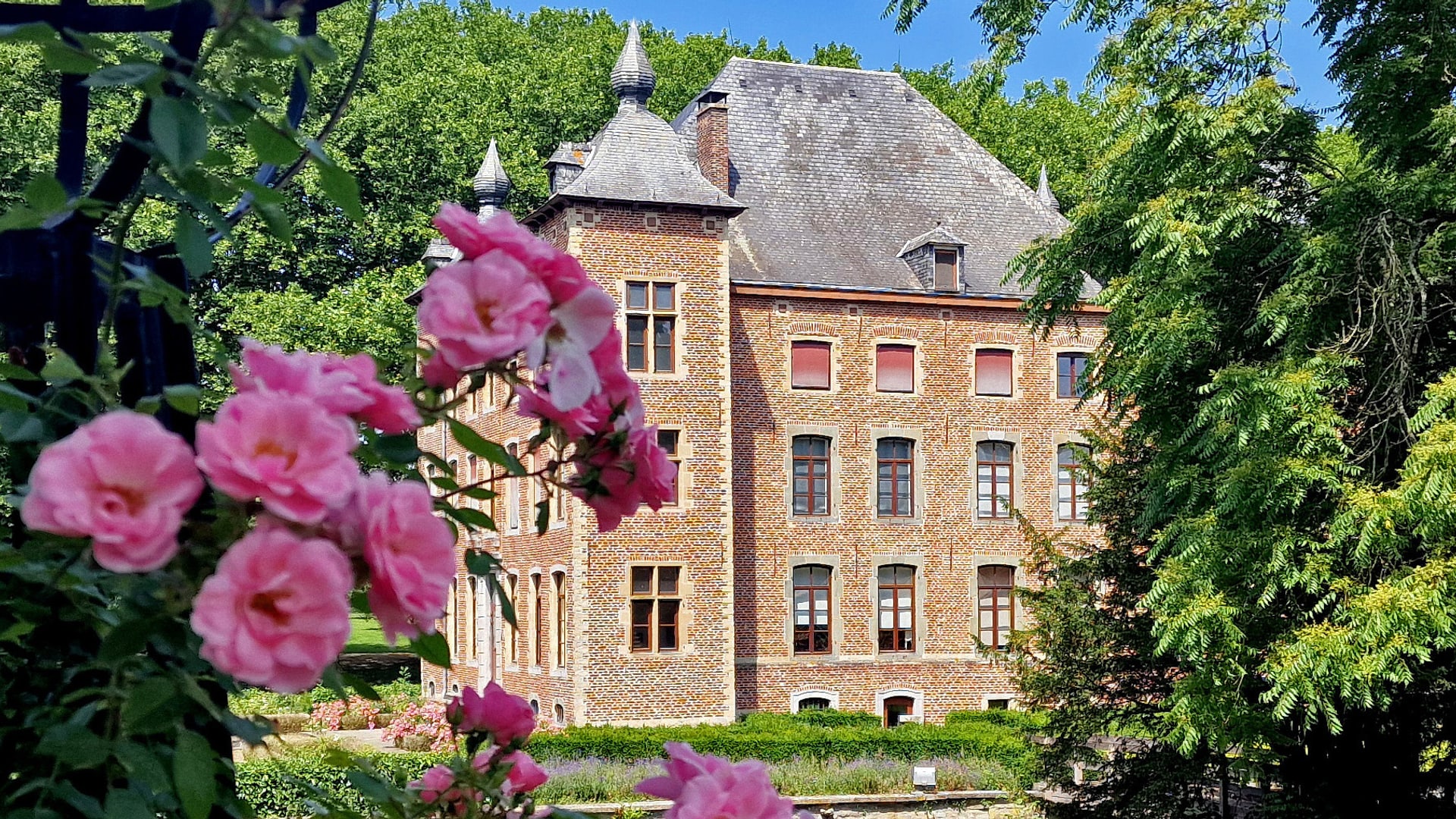 Castillo Coloma. Jardín de Rosas, Bélgica