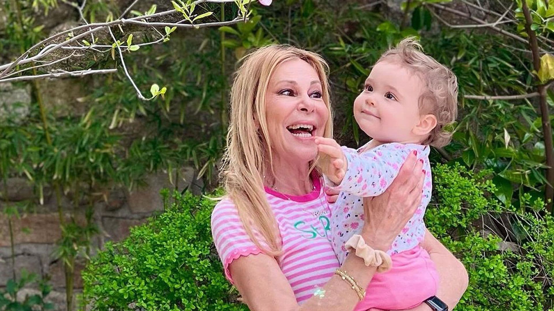 La felicidad de Ana Obregón al ‘volver a vivir la primavera’ a través de los ojos de su hija Anita
