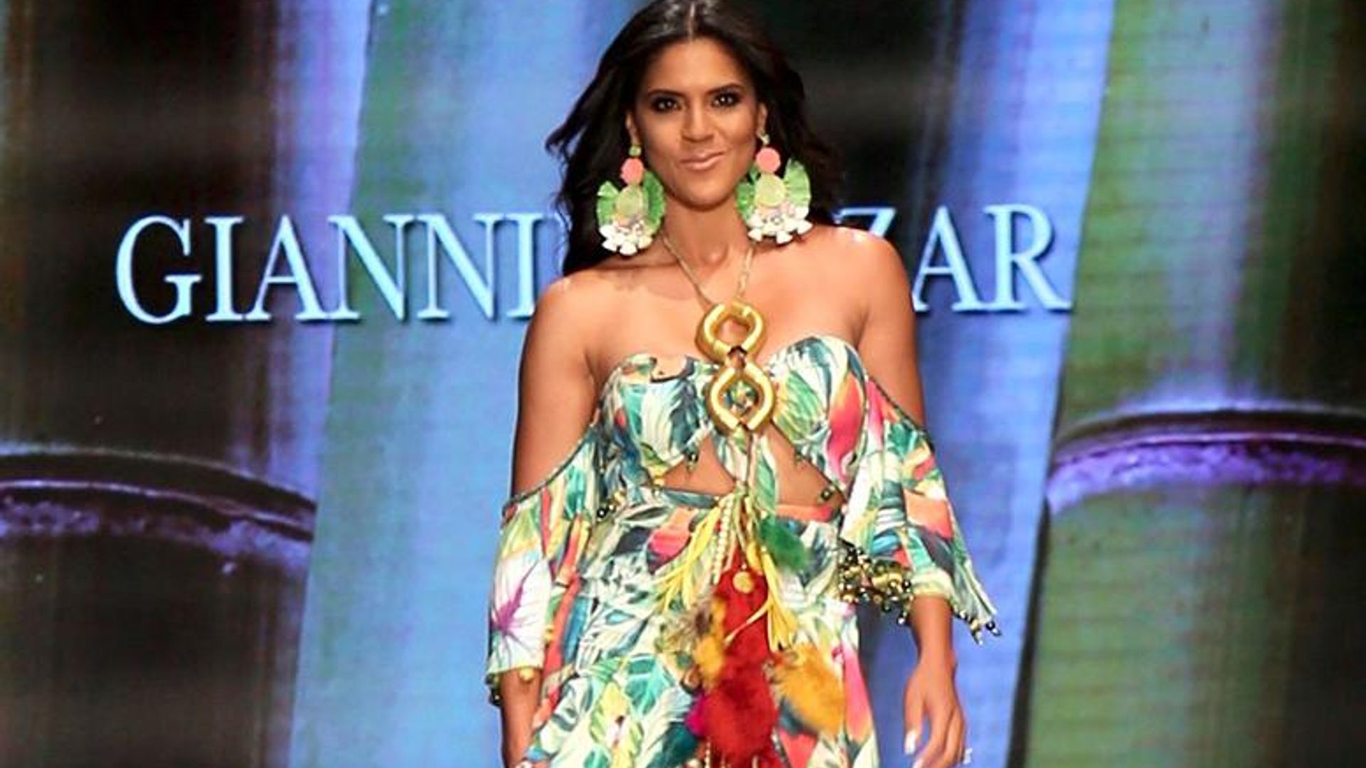 El debut de Francisca Lachapel en la pasarela del Miami Fashion Week