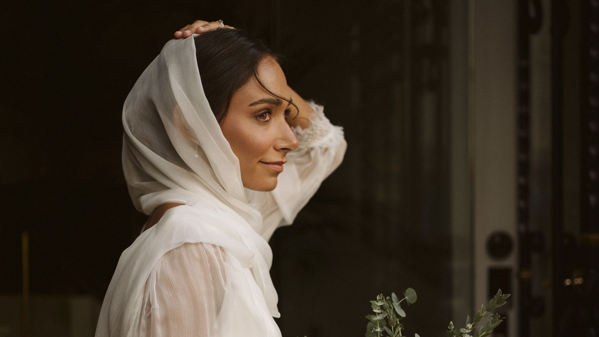 Todas las formas de colocar el velo de novia para hacer tu look aún más especial