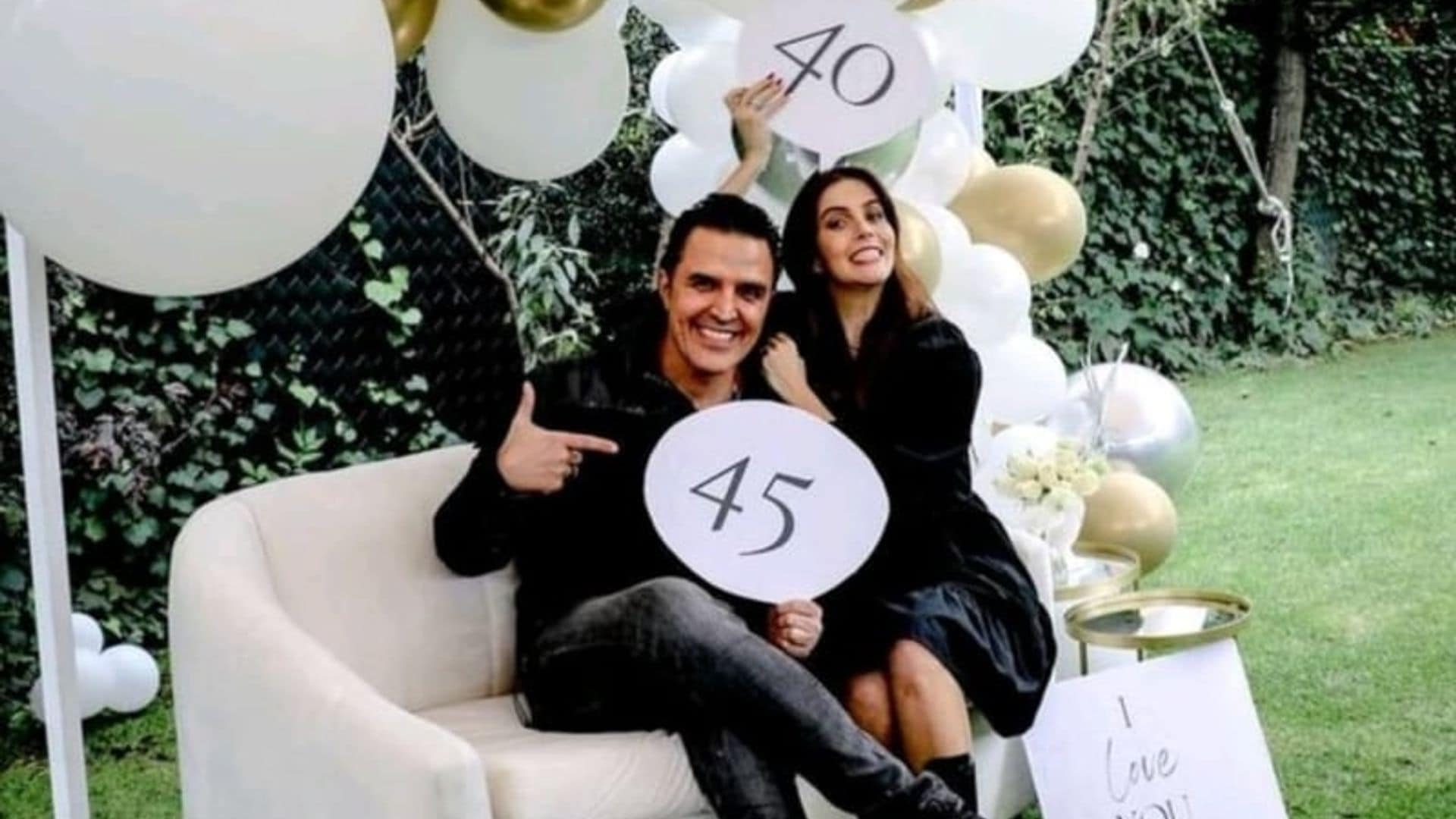 Entre globos y mariachis, Claudia Álvarez y Billy Rovzar celebraron su cumpleaños más especial