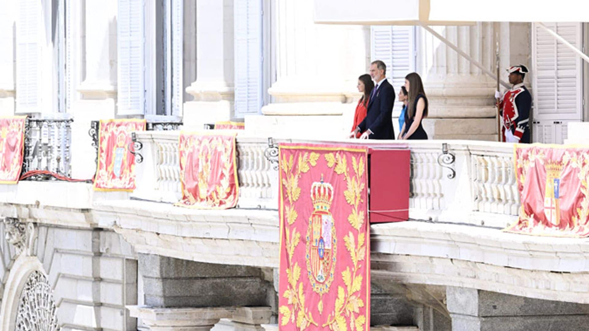 Así han celebrado los Reyes y sus hijas los diez años de reinado